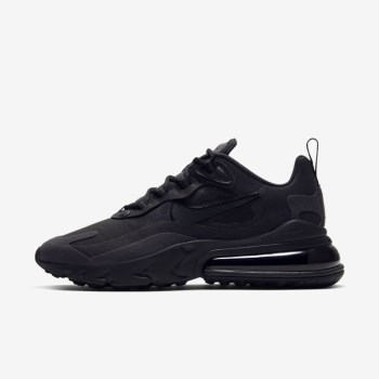 Nike Air Max 270 React - Női Utcai Cipő - Fekete/Szürke/Fekete/Szürke